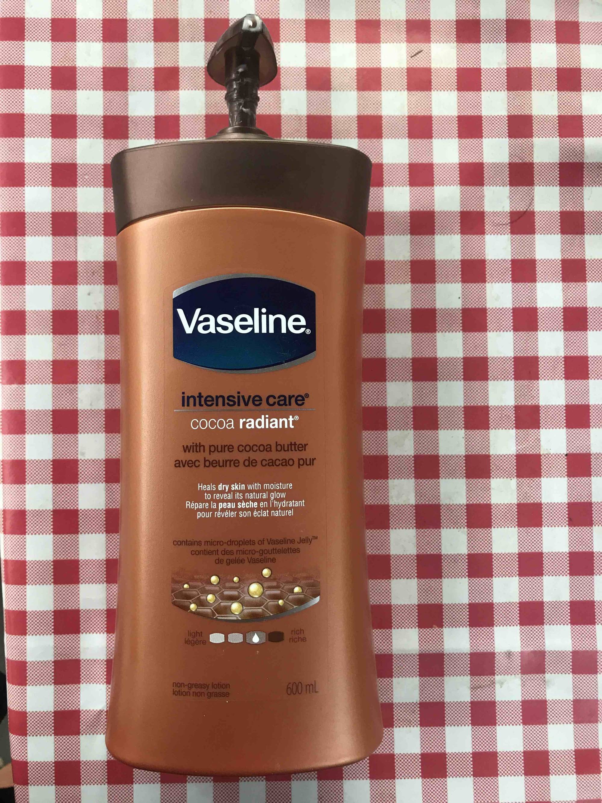 VASELINE - Intensive care cocoa radiant - Lotion non grasse