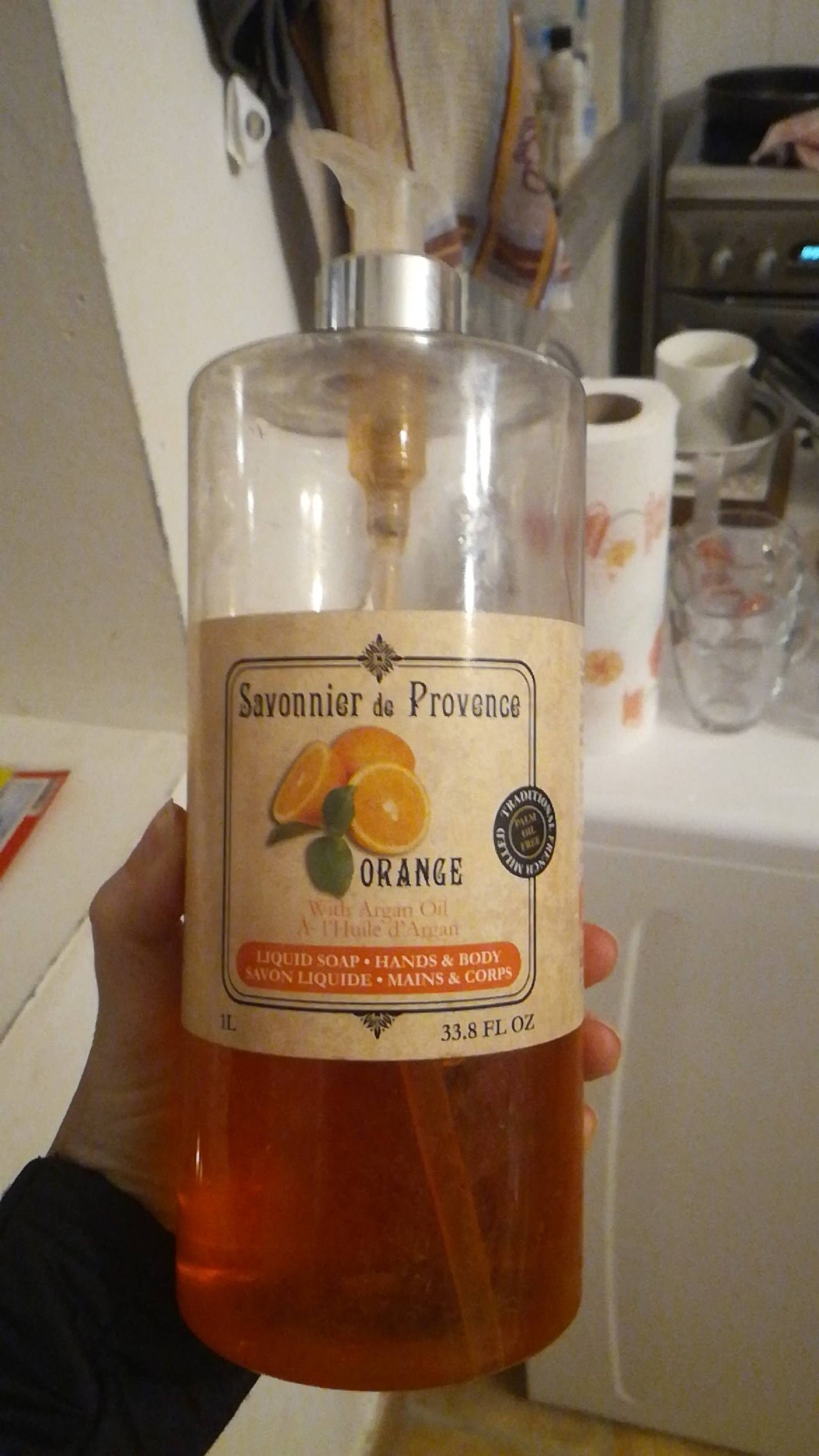 SAVONNIER DE PROVENCE - Orange - Savon liquide