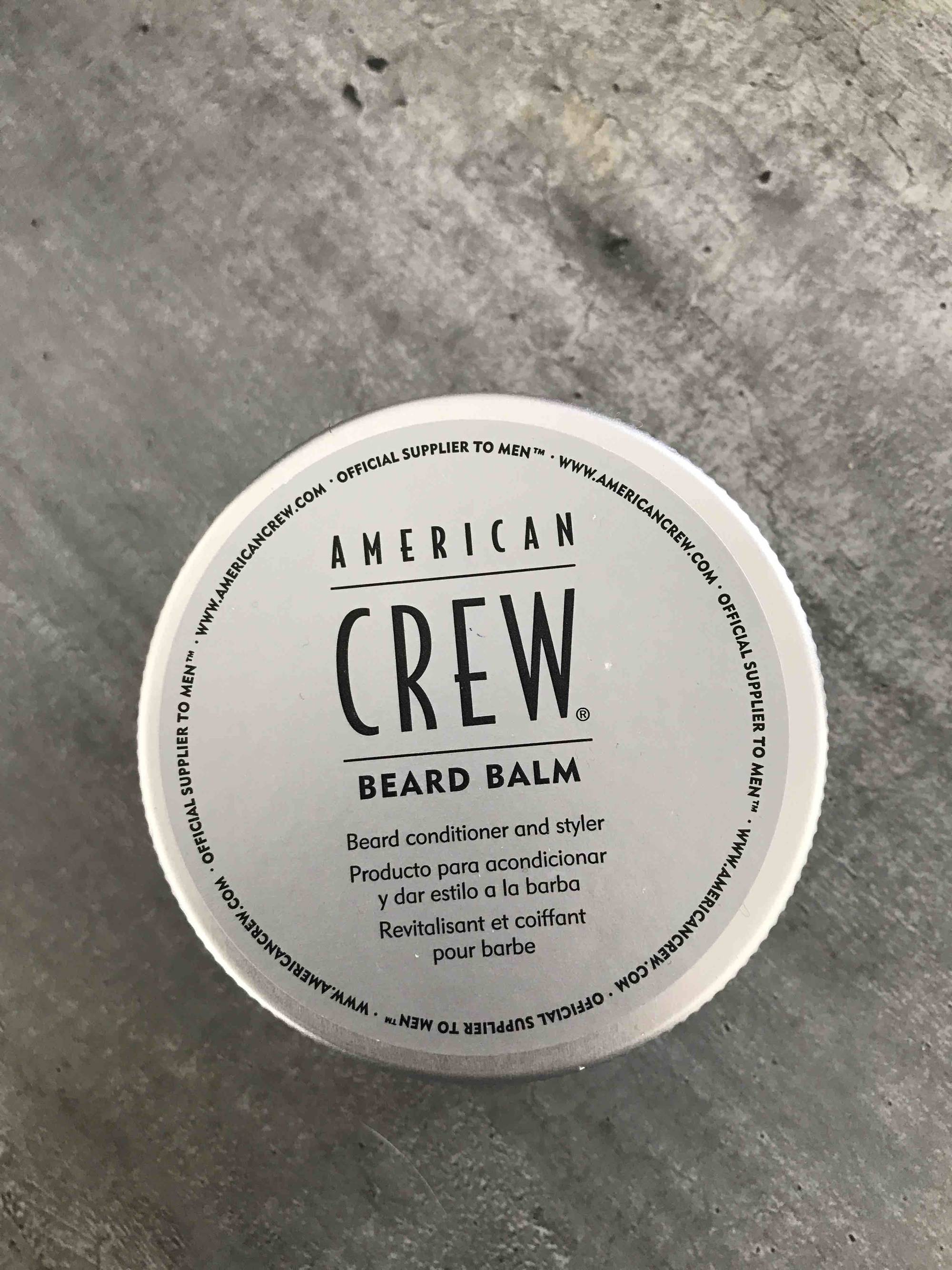 AMERICAN CREW - Beard balm - Revitalisant et coiffant pour barbe