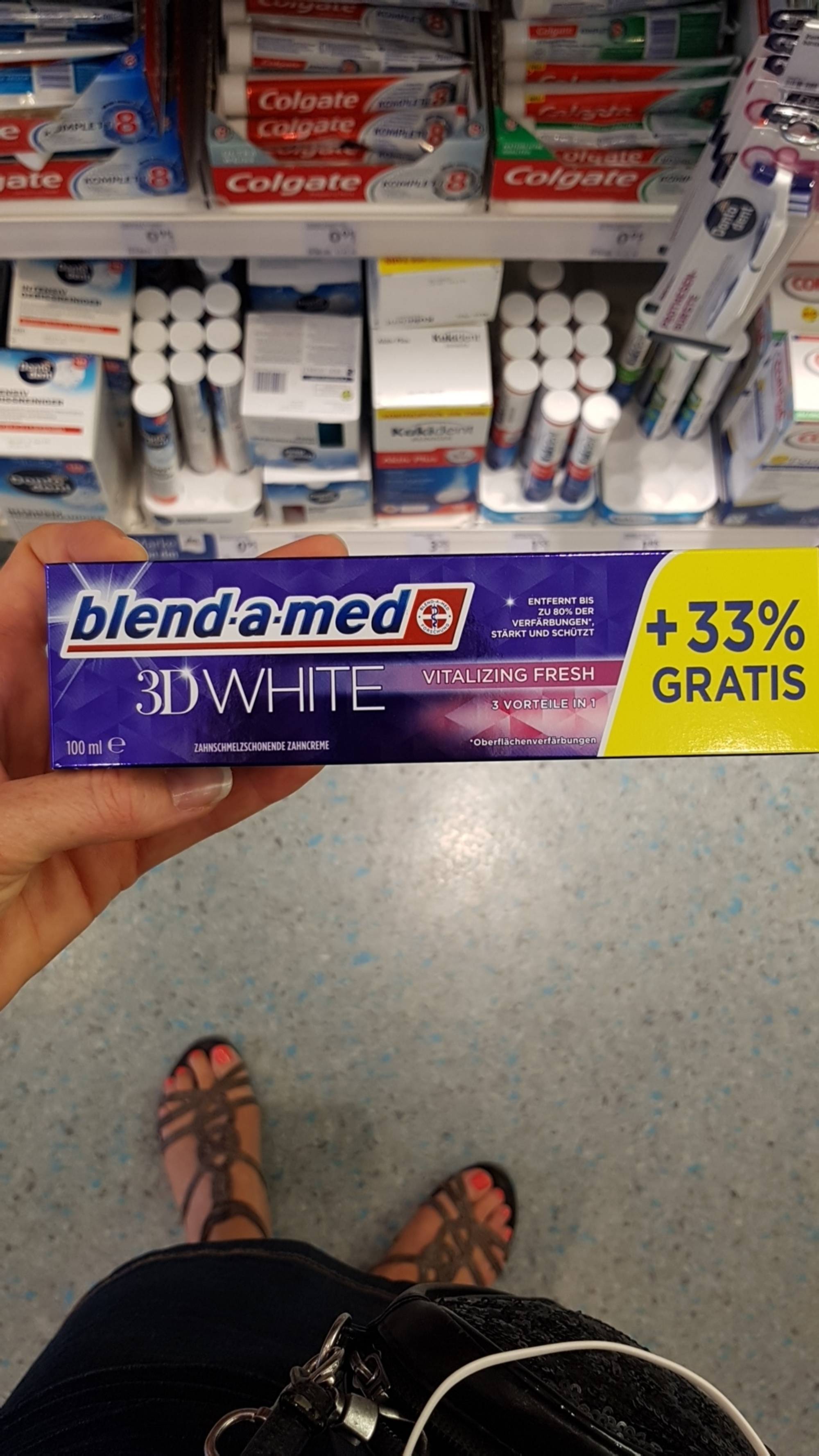 BLEND-A-MED - 3D White Vitalizing fresh - Zahnschmelzschonende zahncreme