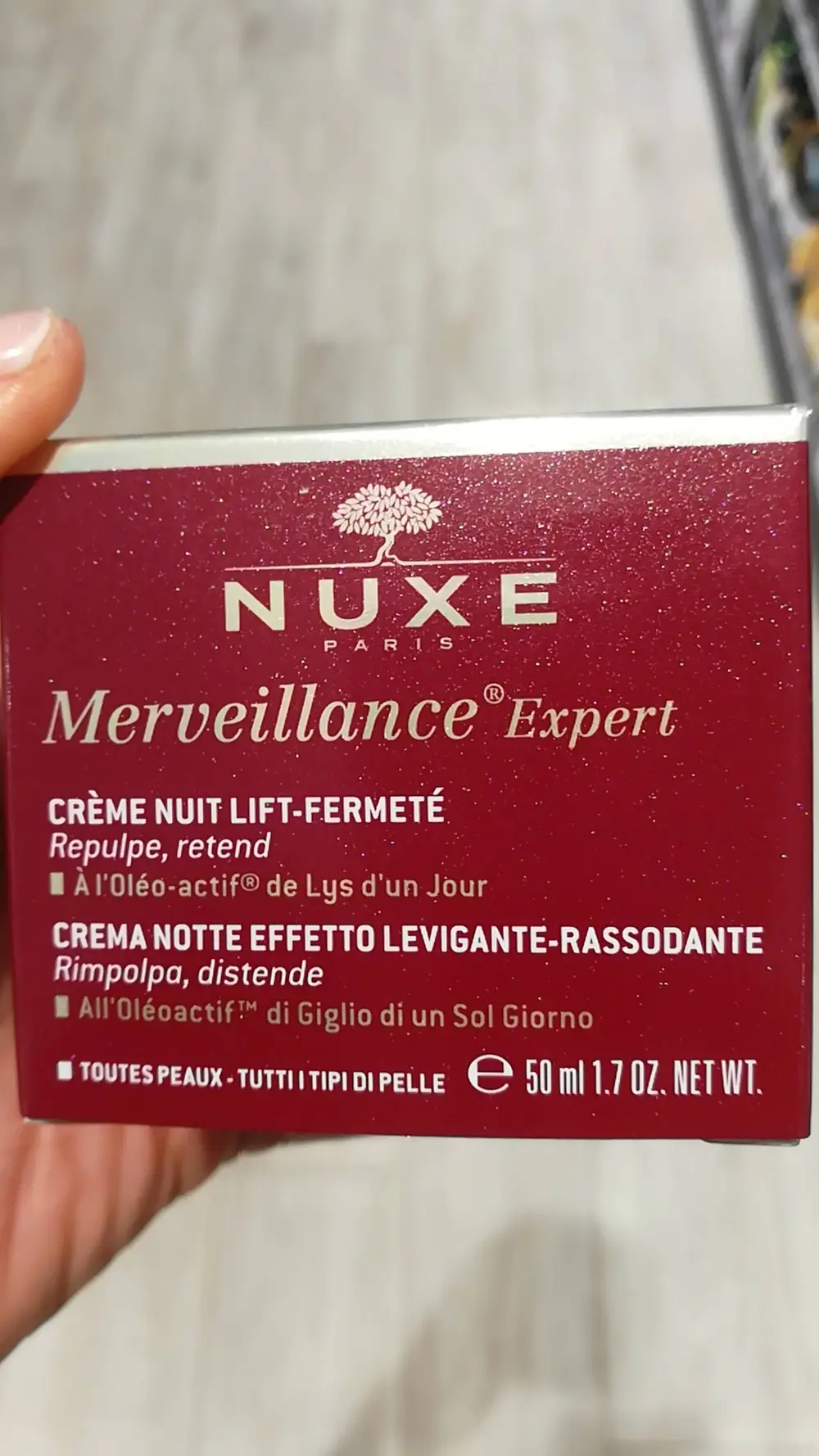 NUXE - Merveillance Expert - Crème nuit lift-fermeté