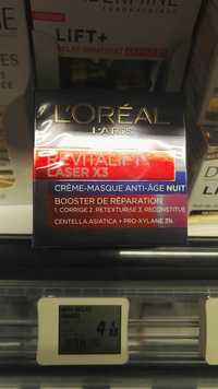L'ORÉAL - Revitalift laser X3 - Crème-masque anti-âge nuit