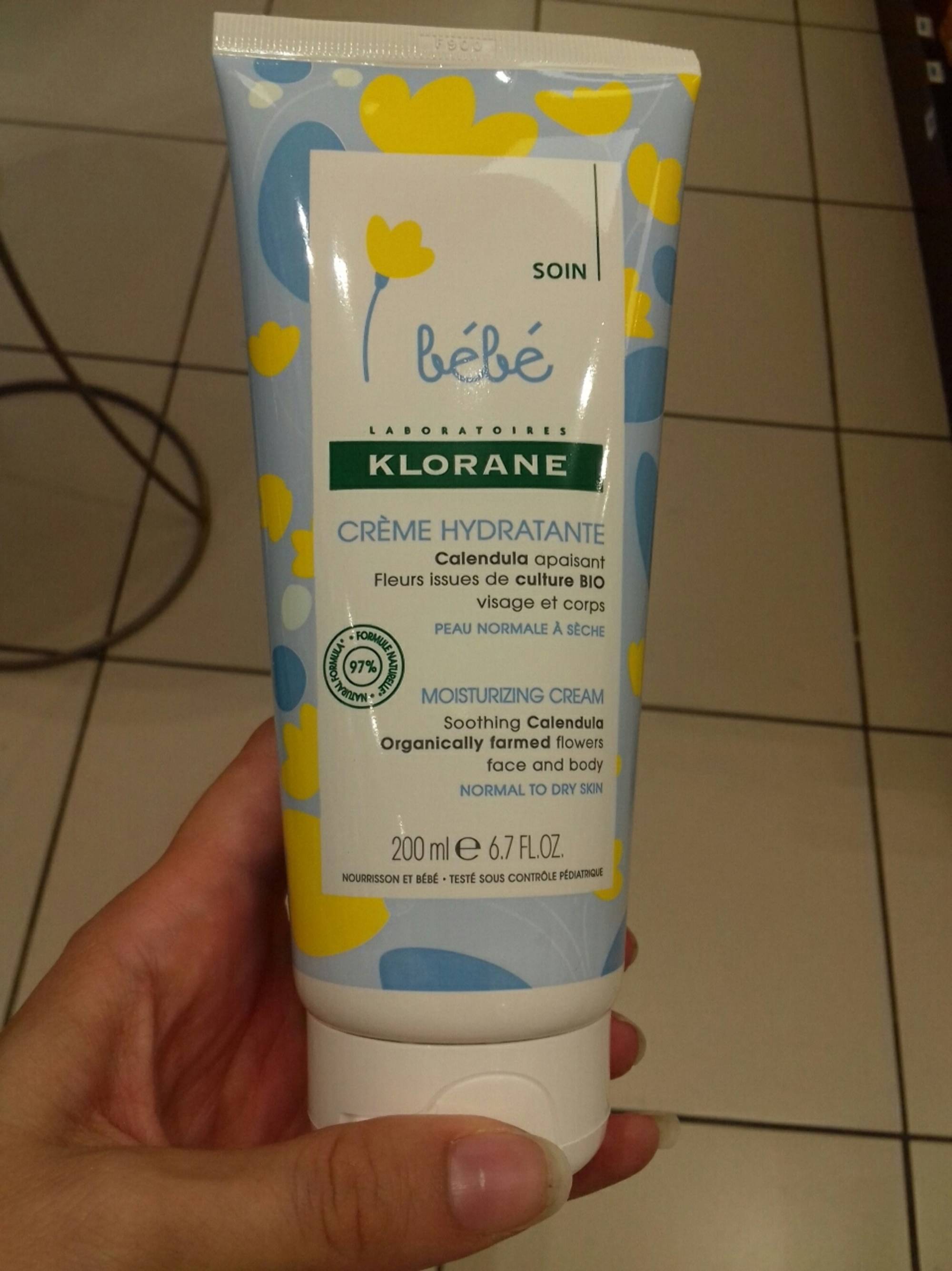 KLORANE - Bébé - Crème hydratante