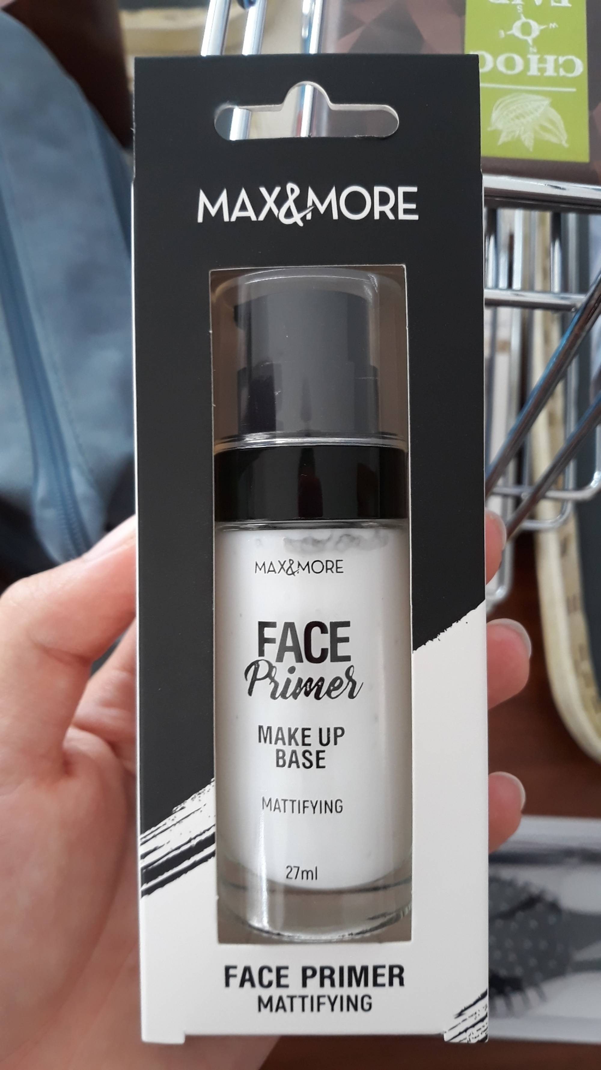 MAX & MORE - Face primer - Make up base mattifying