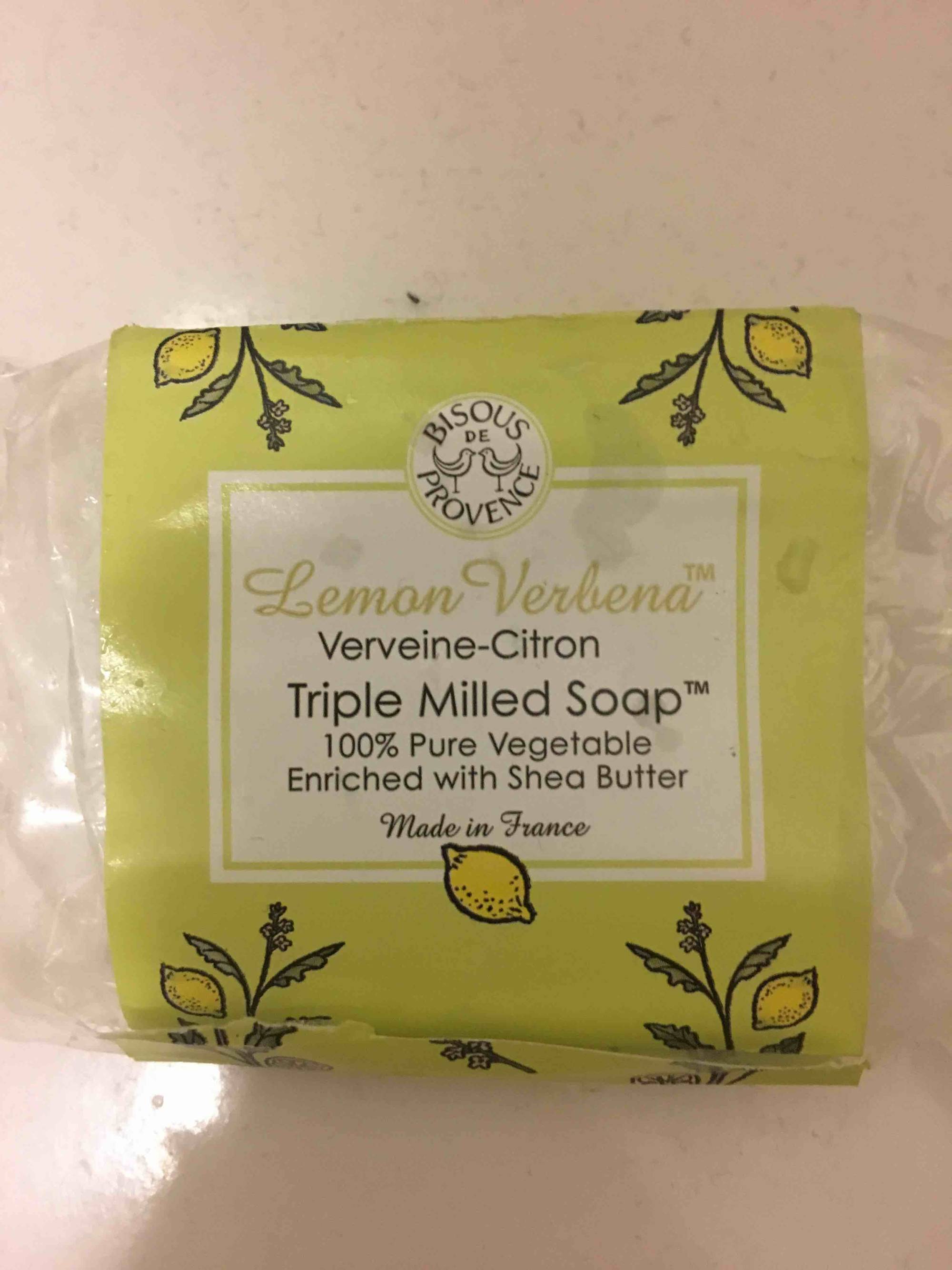 BISOUS DE PROVENCE - Lemon verbena - Triple milled soap