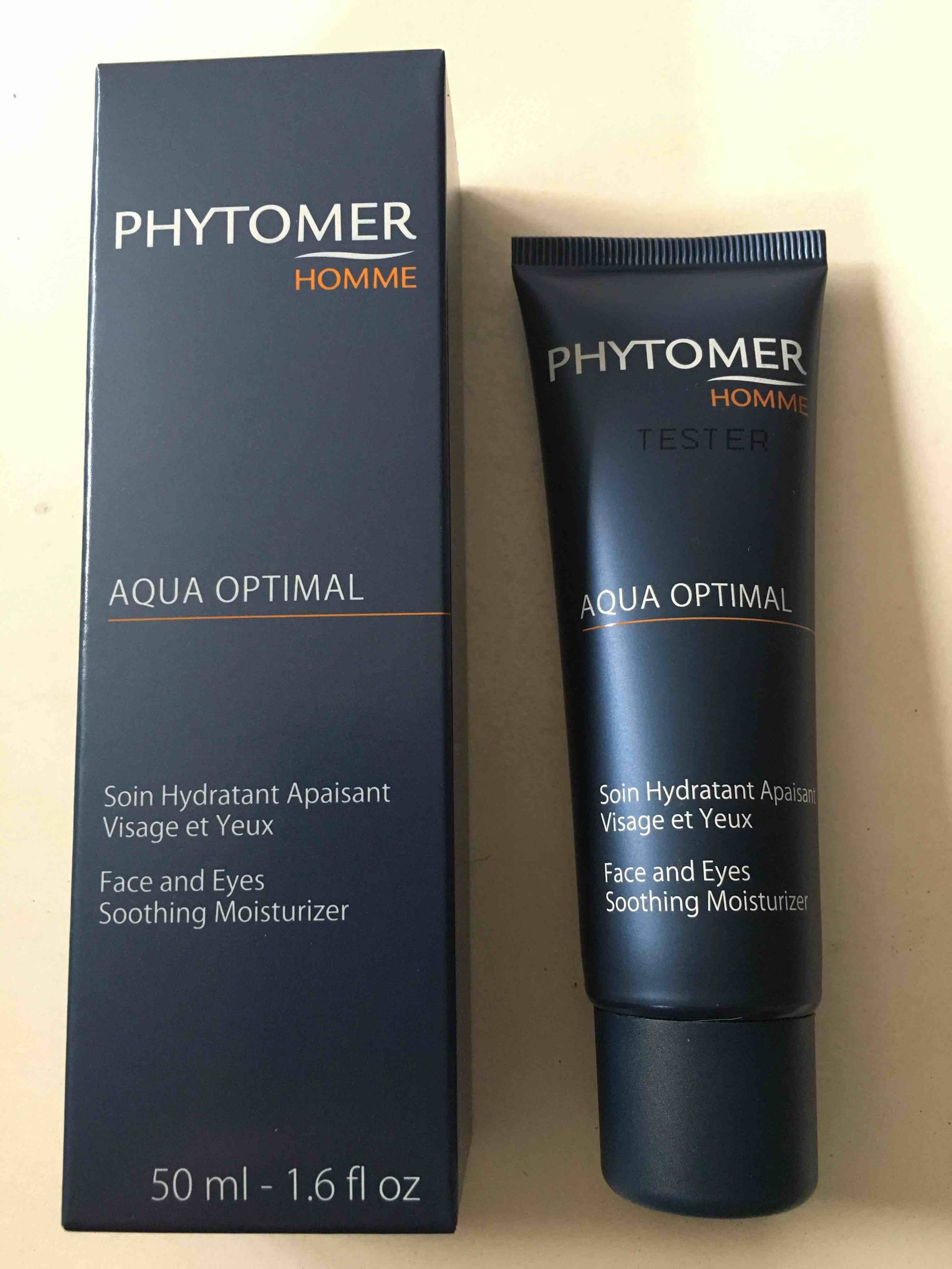 PHYTOMER - Homme Aqua optimal - Soin hydratant apaisant