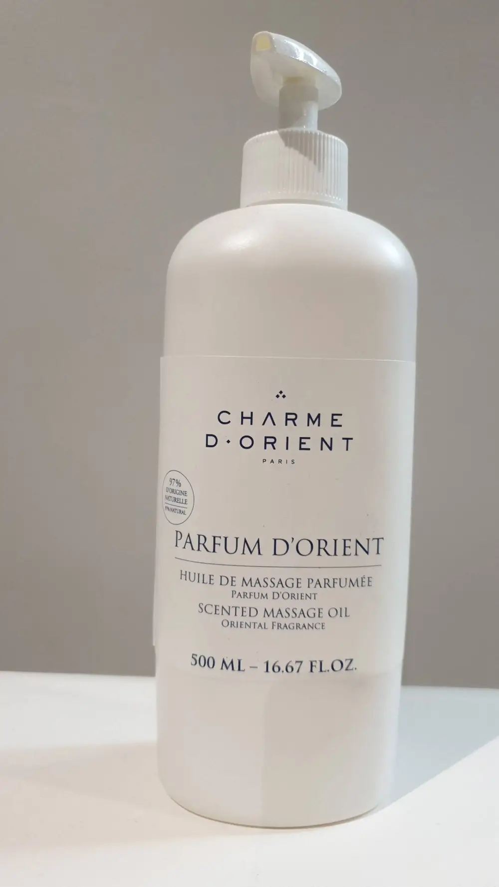 CHARME D'ORIENT - Parfum d'Orient - Huile de massage parfumée