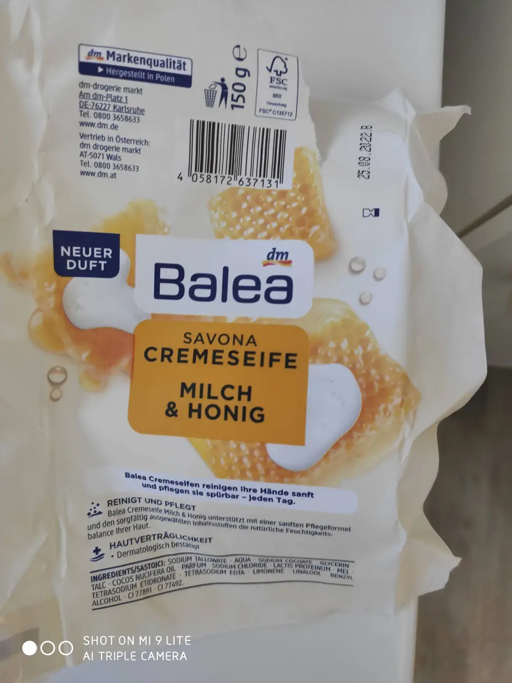 BALEA - Savona cremeseife milch & honig