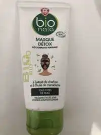 LECLERC MARQUE REPÈRE - Bionaïa - Masque détox a l'extrait de charbon et huile de macadamia