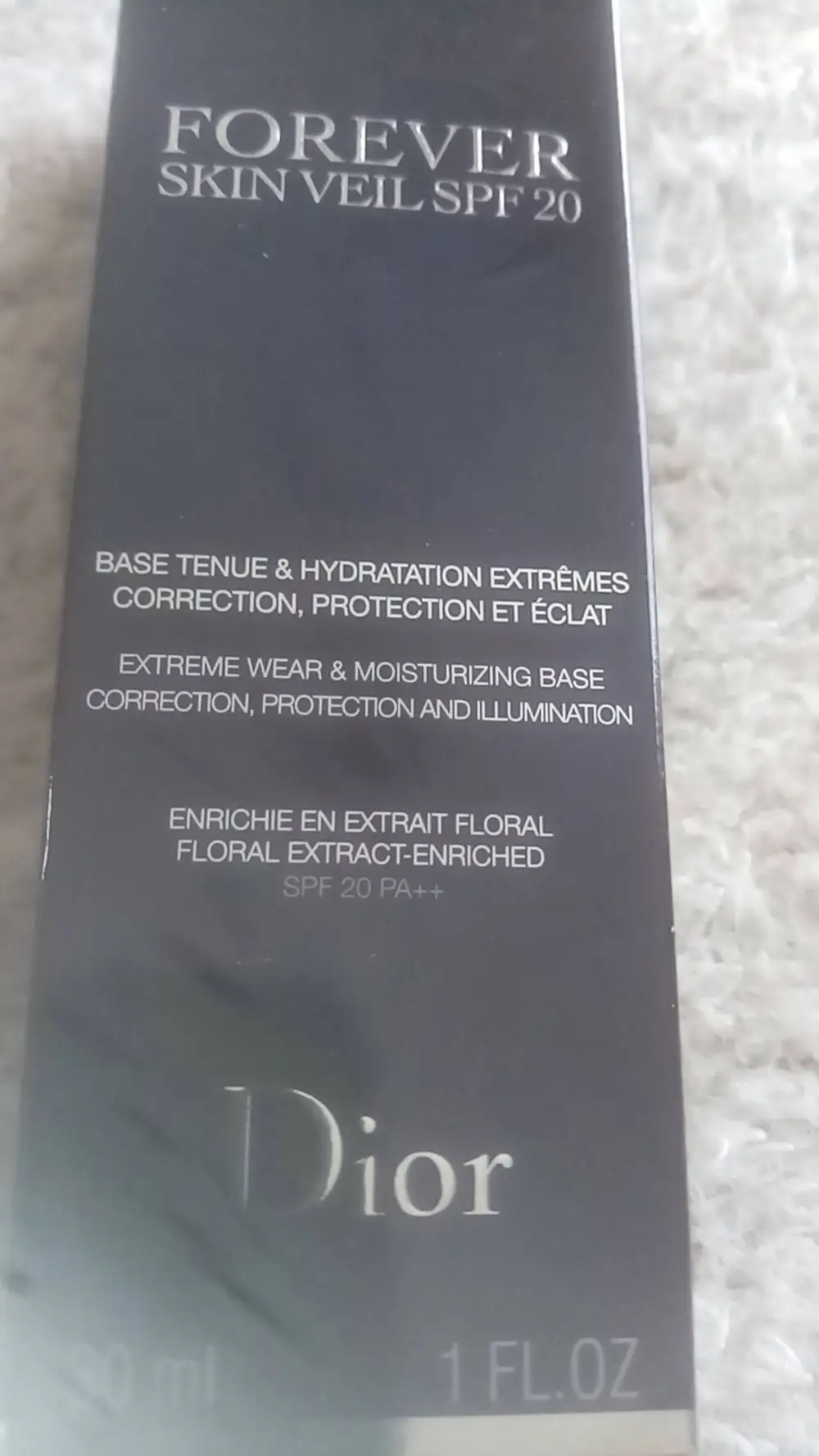 DIOR - Forever skin veil SPF 20 - Base tenue & hydratation extrêmes