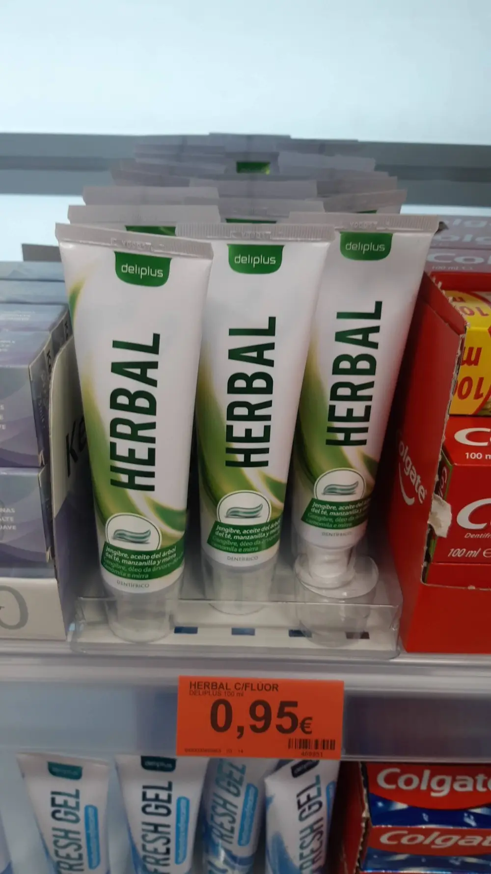 DELIPLUS - Herbal - Dentifrico