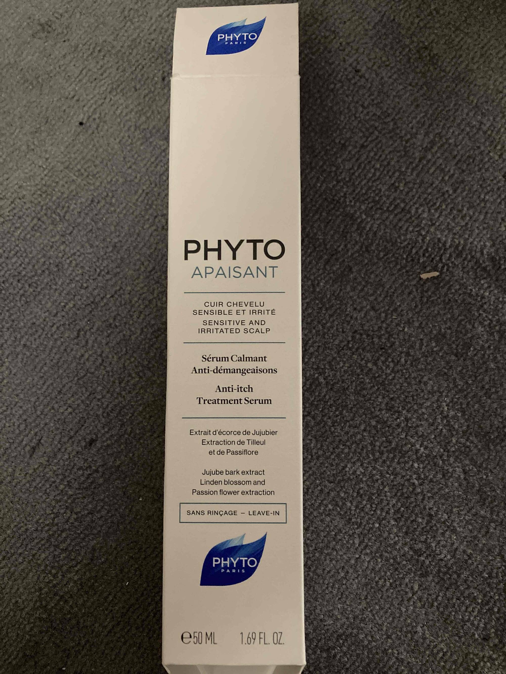PHYTO - Phyto apaisant - Sérum calmant anti-démangeaisons