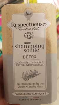 RESPECTUEUSE - Mon shampoing solide détox bio