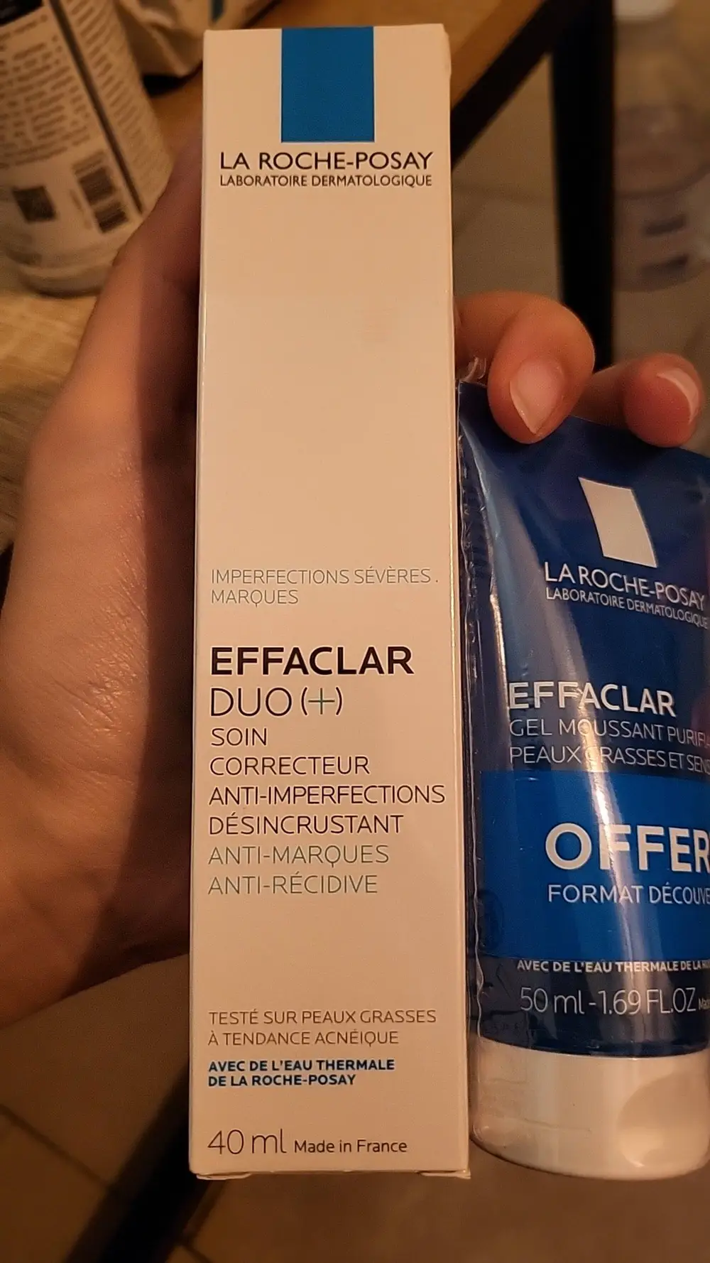 LA ROCHE-POSAY - Effaclar - Soin correcteur anti imperfection, désincrustant