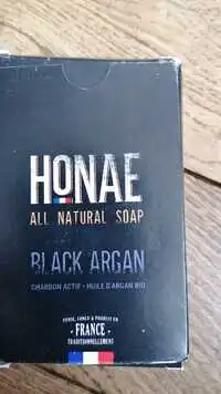 HONAE - Black argan - All natural soap