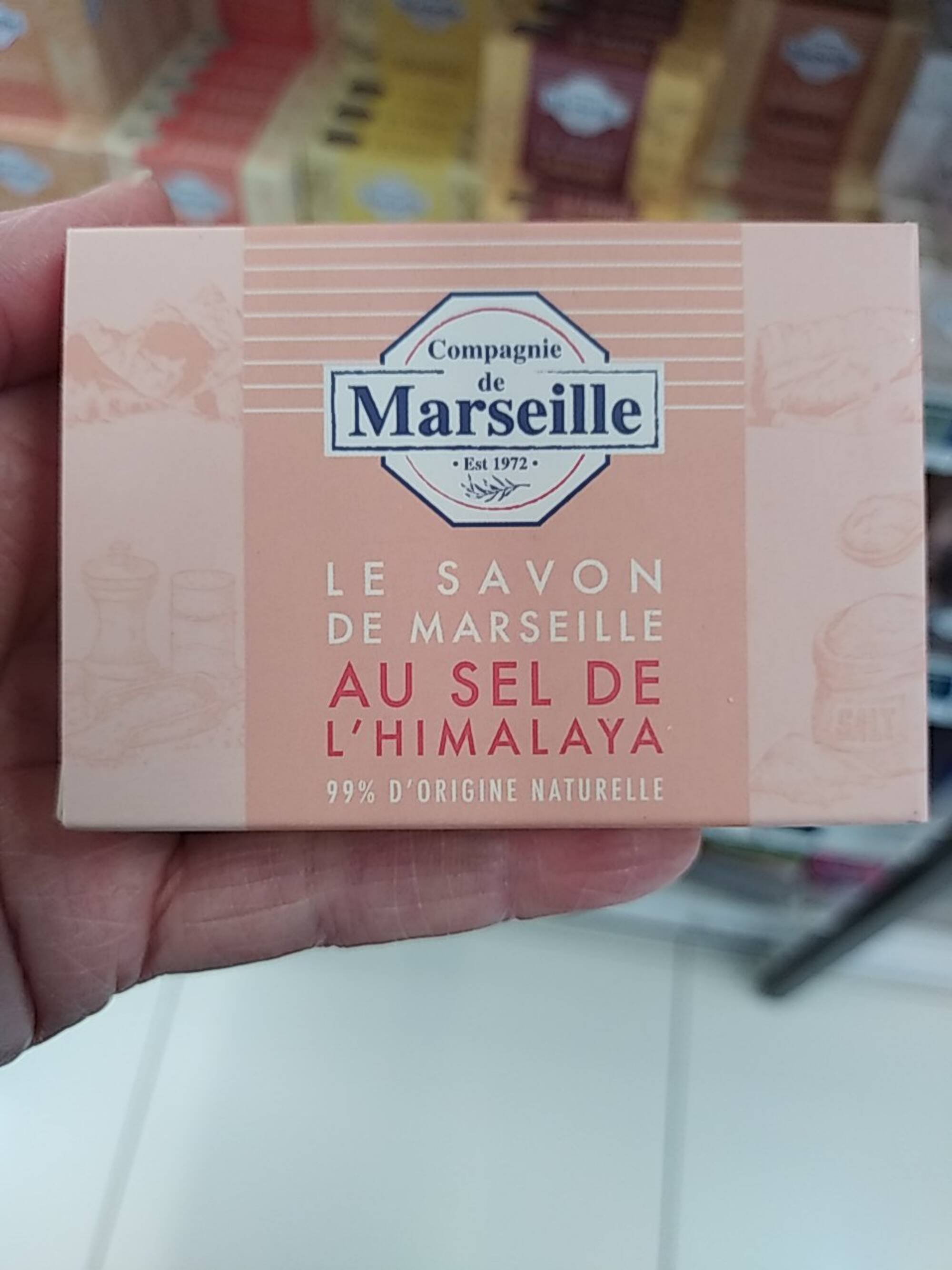 COMPAGNIE DE MARSEILLE - Le savon de Marseille au sel de l'Himalaya