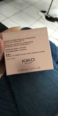KIKO - Crème de jour matte correctrice de rides et effets lifting FPS 15