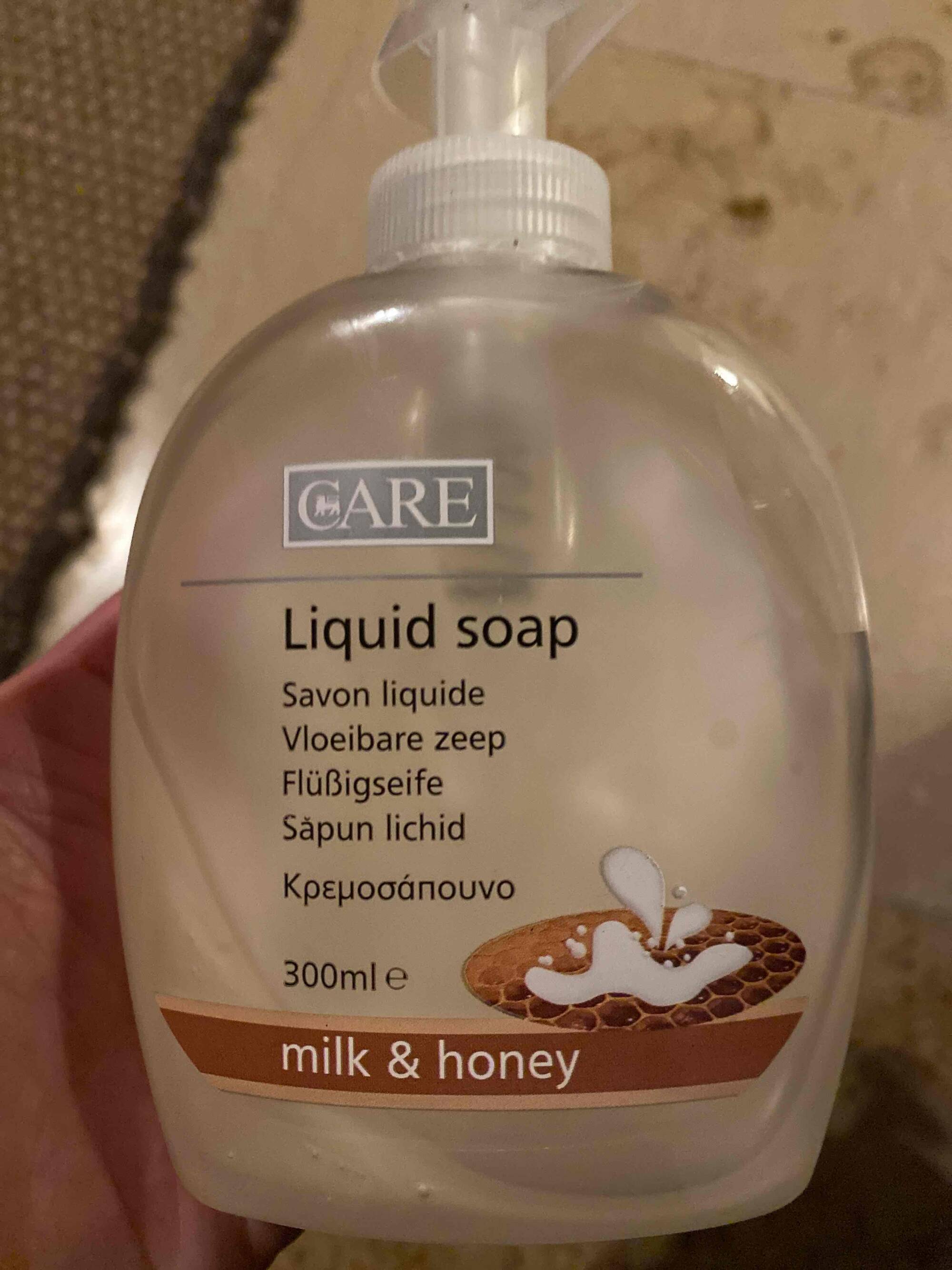 CARE - Savon liquide milk & honey