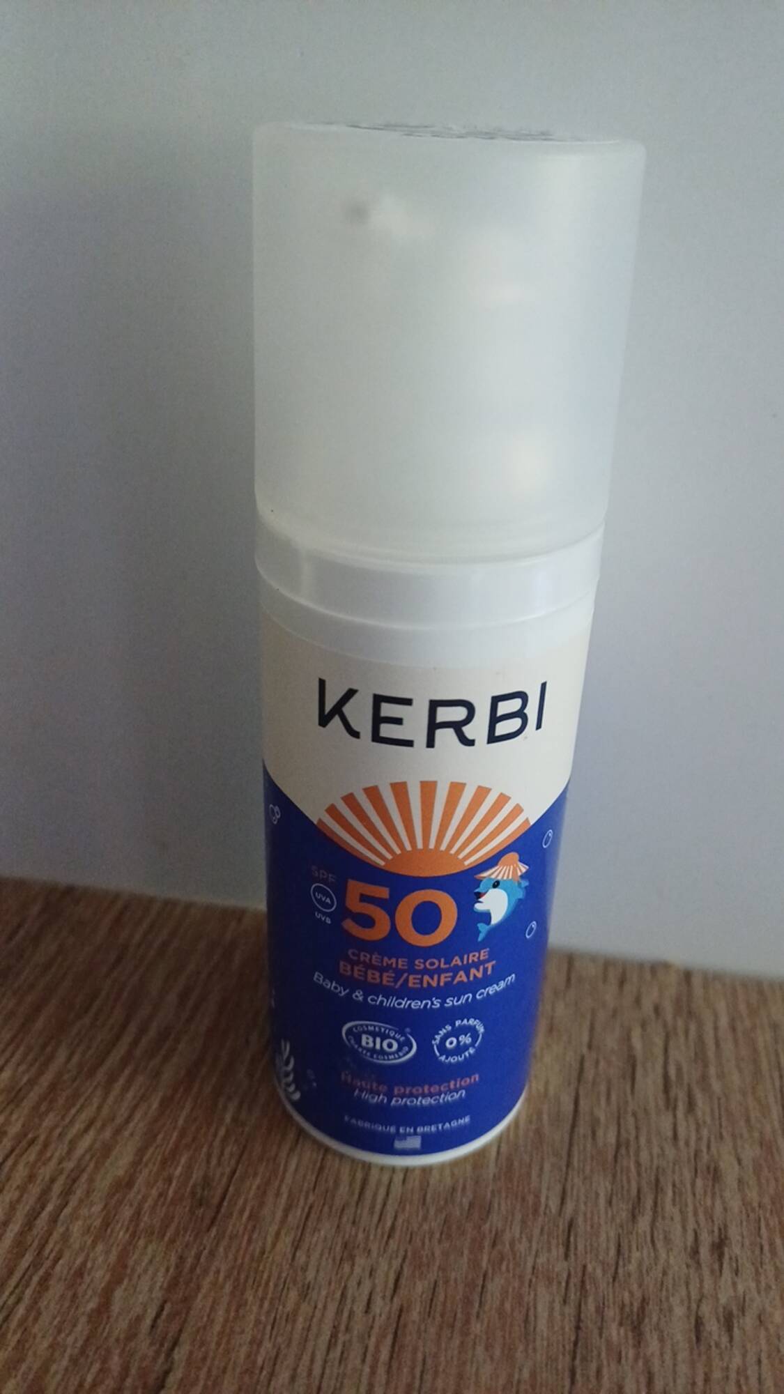 KERBI - Crème solaire bébé et enfant SPF 50