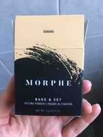 MORPHE - Bake & set banana - Poudre de fixation