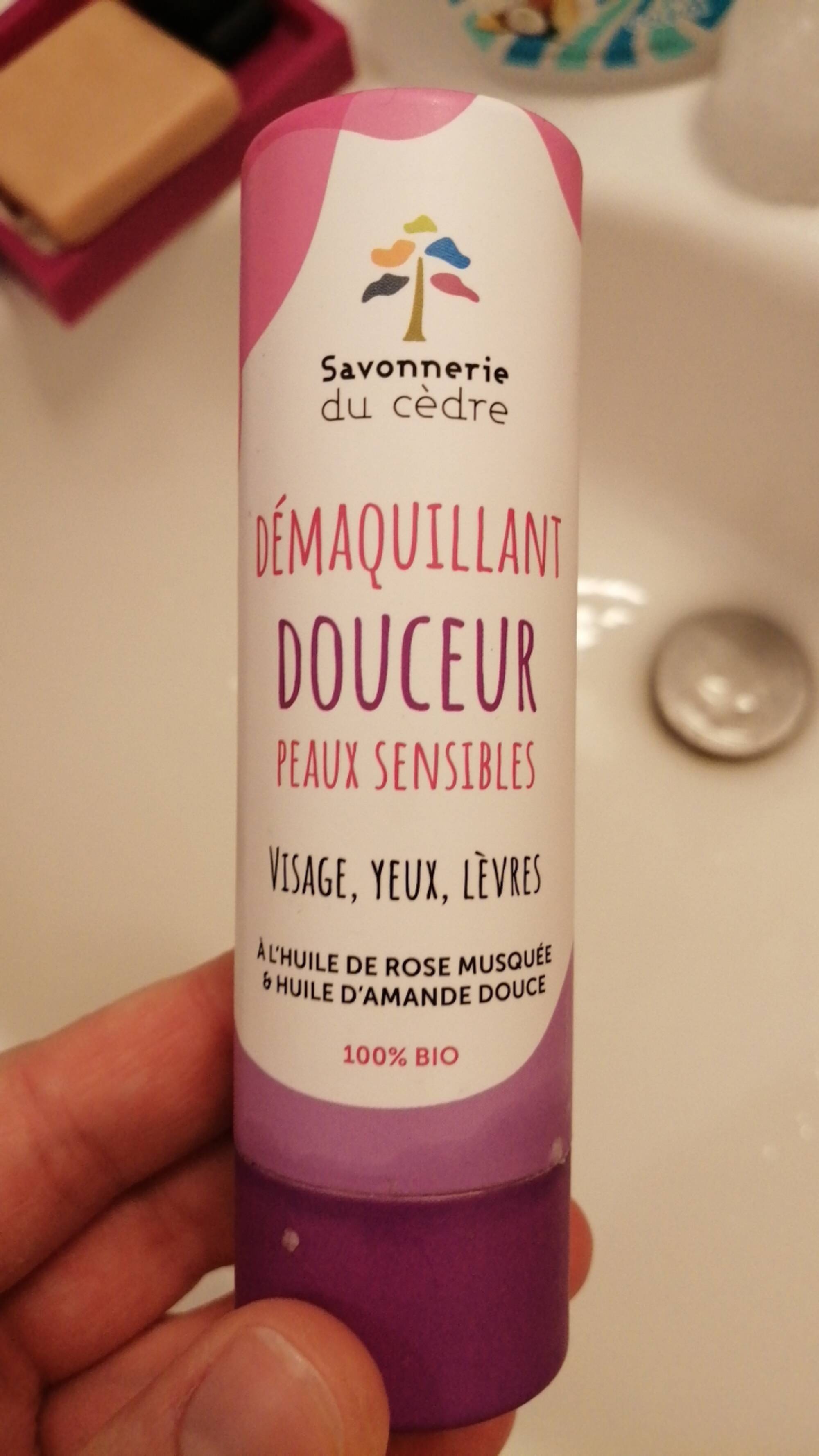 SAVONNERIE DU CÈDRE - Démaquillant douceur 100% Bio