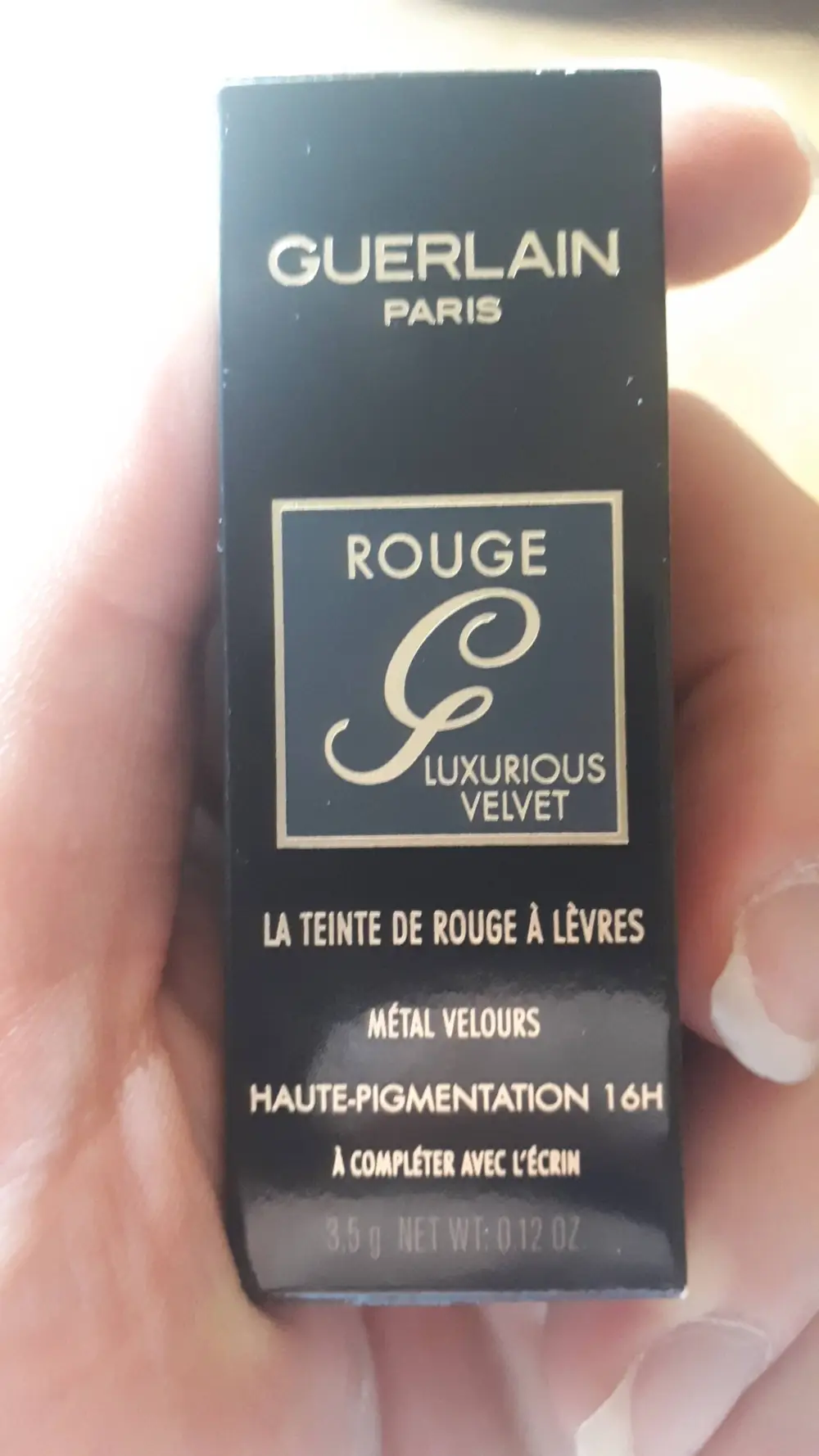 GUERLAIN - Rouge luxurious velvet - La teinte de rouge à lèvres métal velours