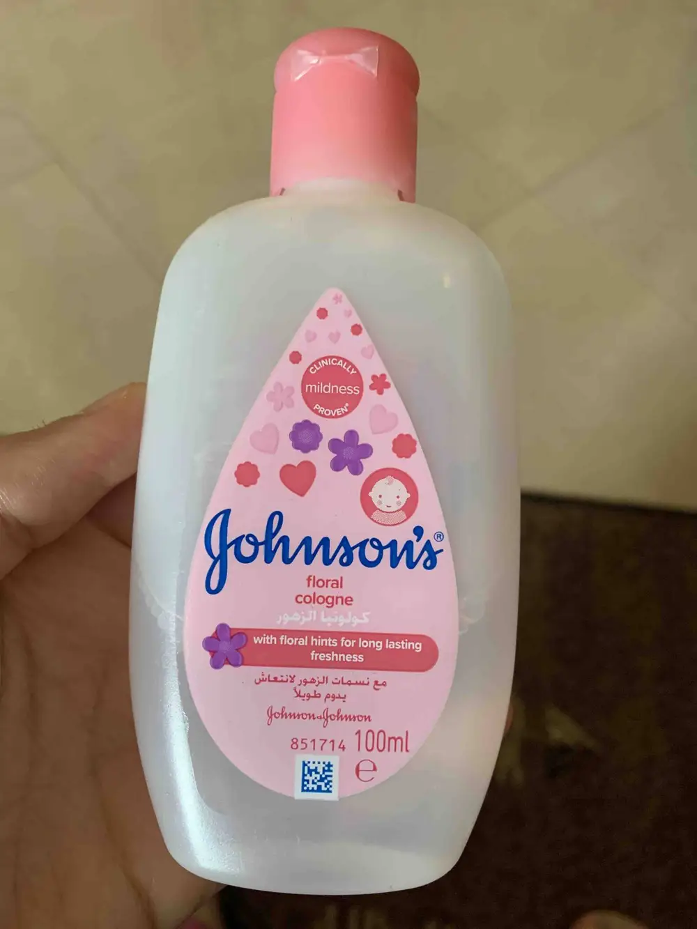 JOHNSON'S - Floral cologne 