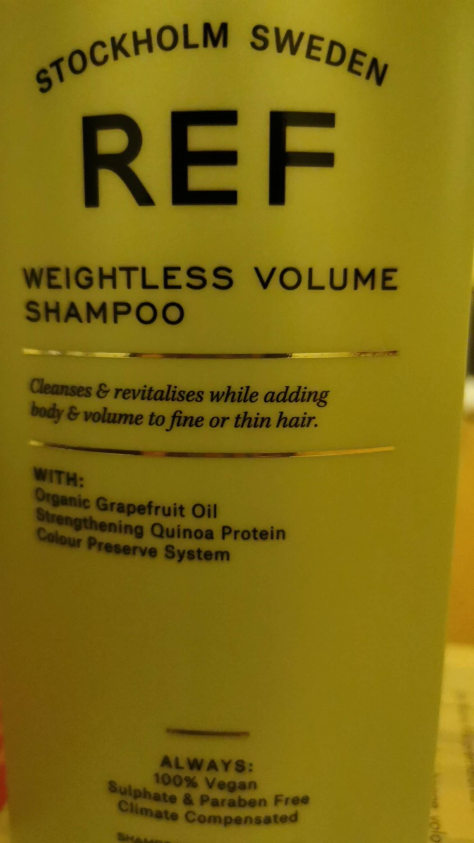 REF - Weightless volume - Shampoo
