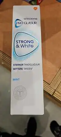 SENSODYNE - Pro glasur strong & white - Sterker tanglazuur