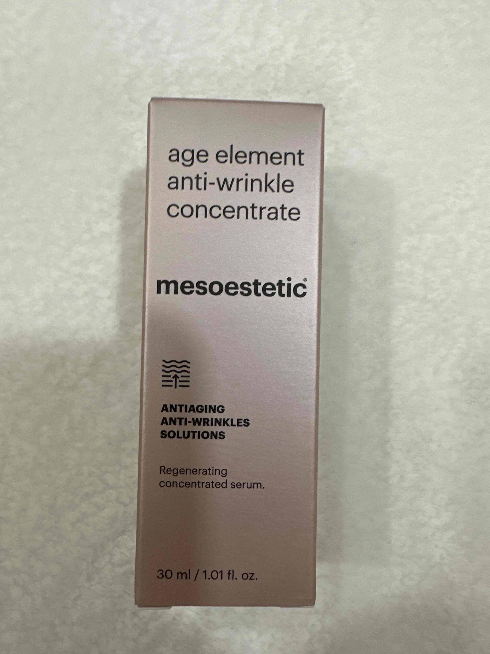 MESOESTETIC - Age element anti-wrinkle concentrate