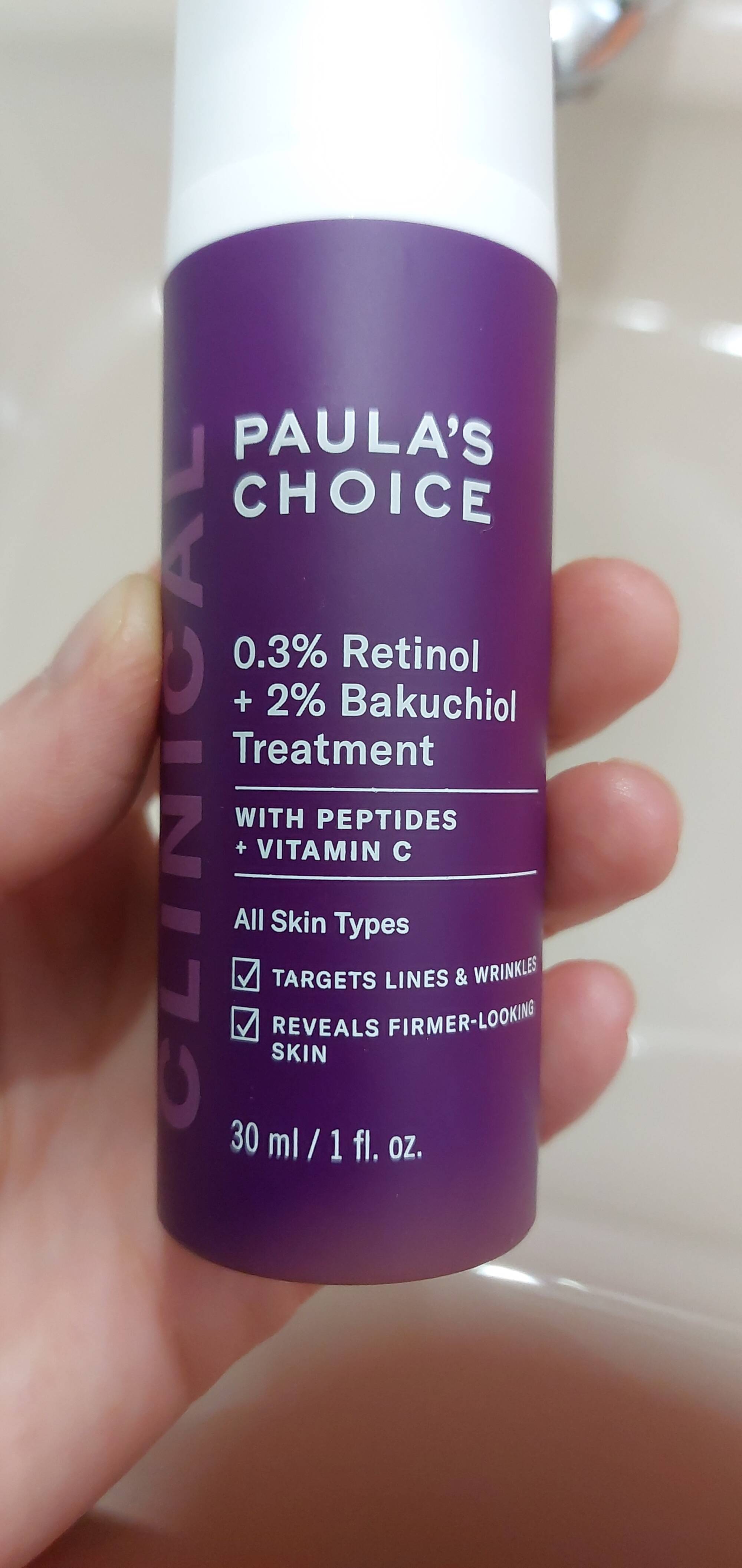 PAULA'S CHOICE - Clinical - 0.3% retinol + 2% bakuchiol treatment