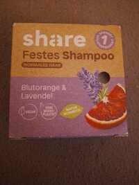 SHARE - Festes shampoo blutorange & lavendel 
