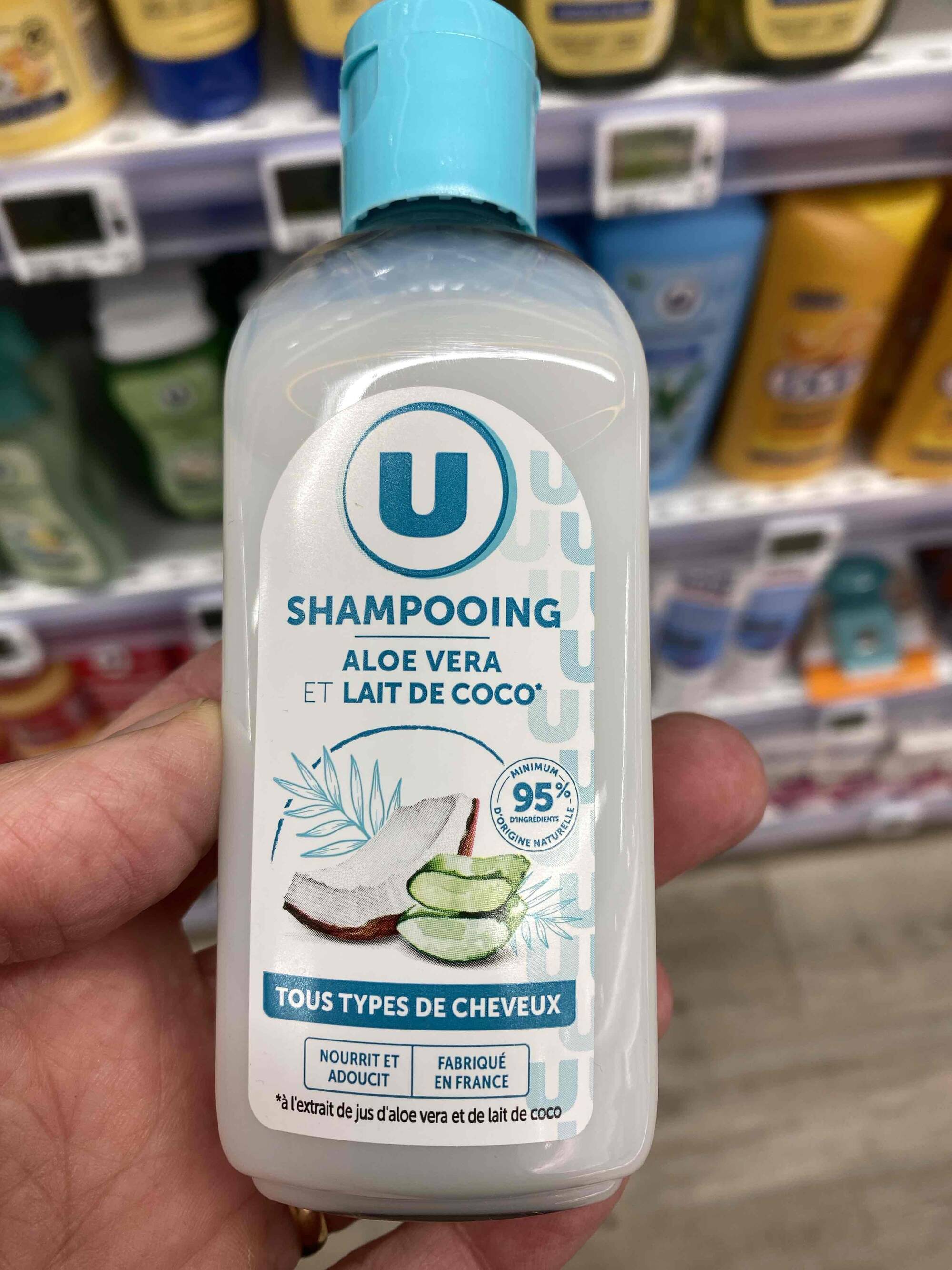 U - Shampooing aloe vera et lait de coco