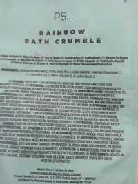 PRIMARK - Rainbow bath crumble 