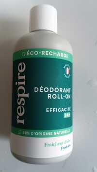 RESPIRE - Déodorant roll-on fraîcheur d'aloe