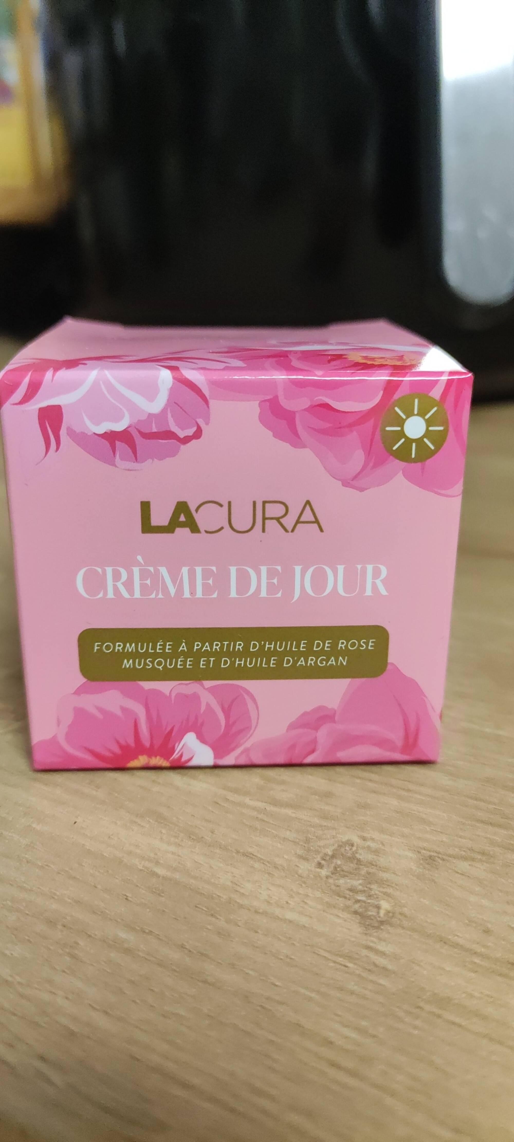 LACURA - Crème de jour huile de rose musquée et huile d'argan 