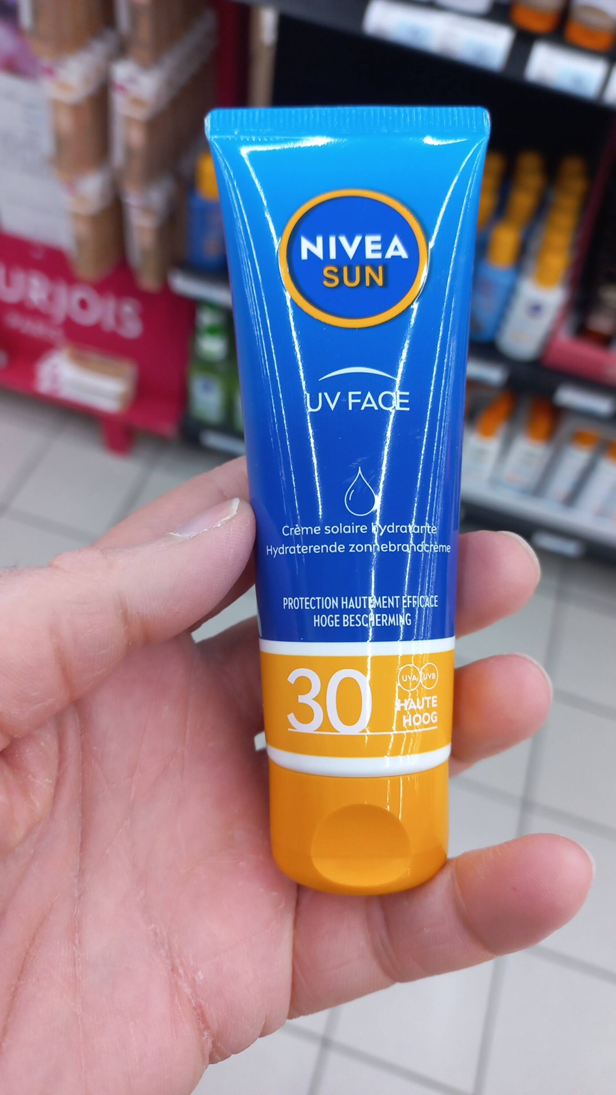 NIVEA SUN - Crème solaire hydratante UV face