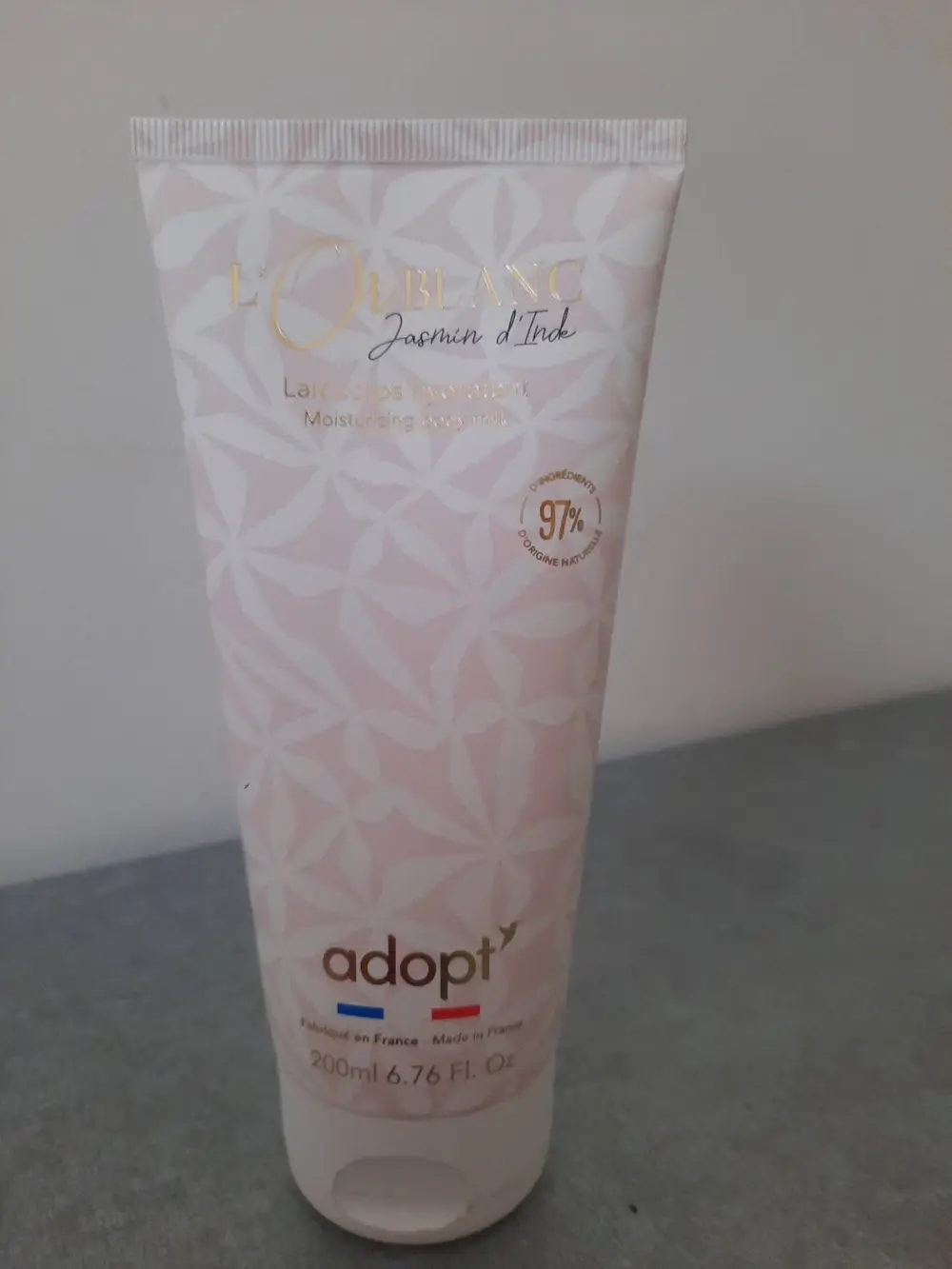 ADOPT' - L'or blanc jasmin d'inde - Lait corps hydratant