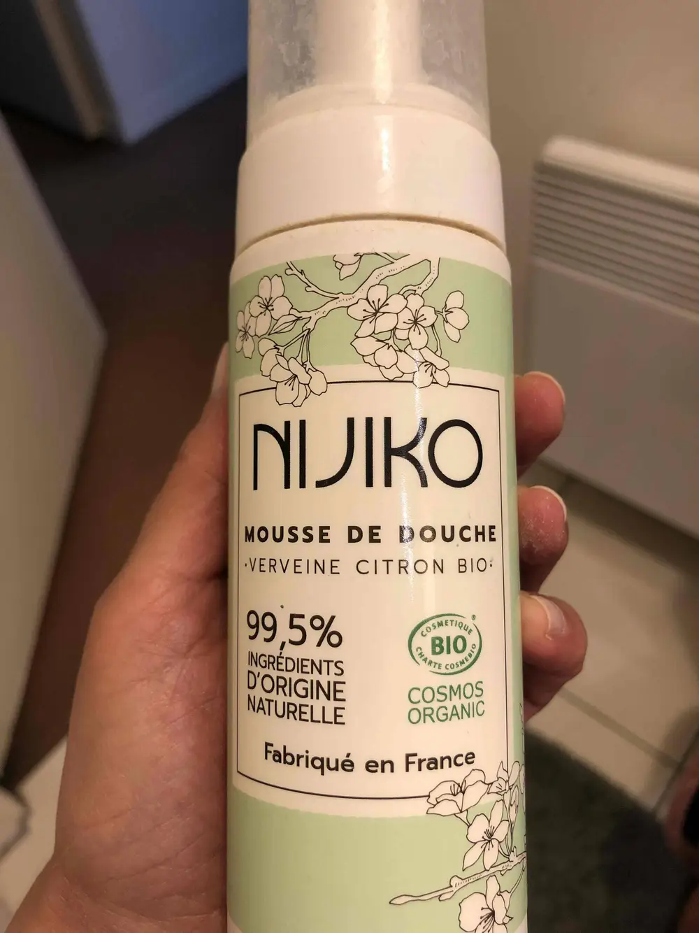 NIJIKO - Mousse de douche verveine citron bio