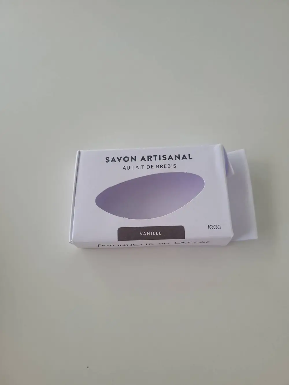 SAVONNERIE DU LARZAC - Vanille - Savon artisanal au lait de brebis