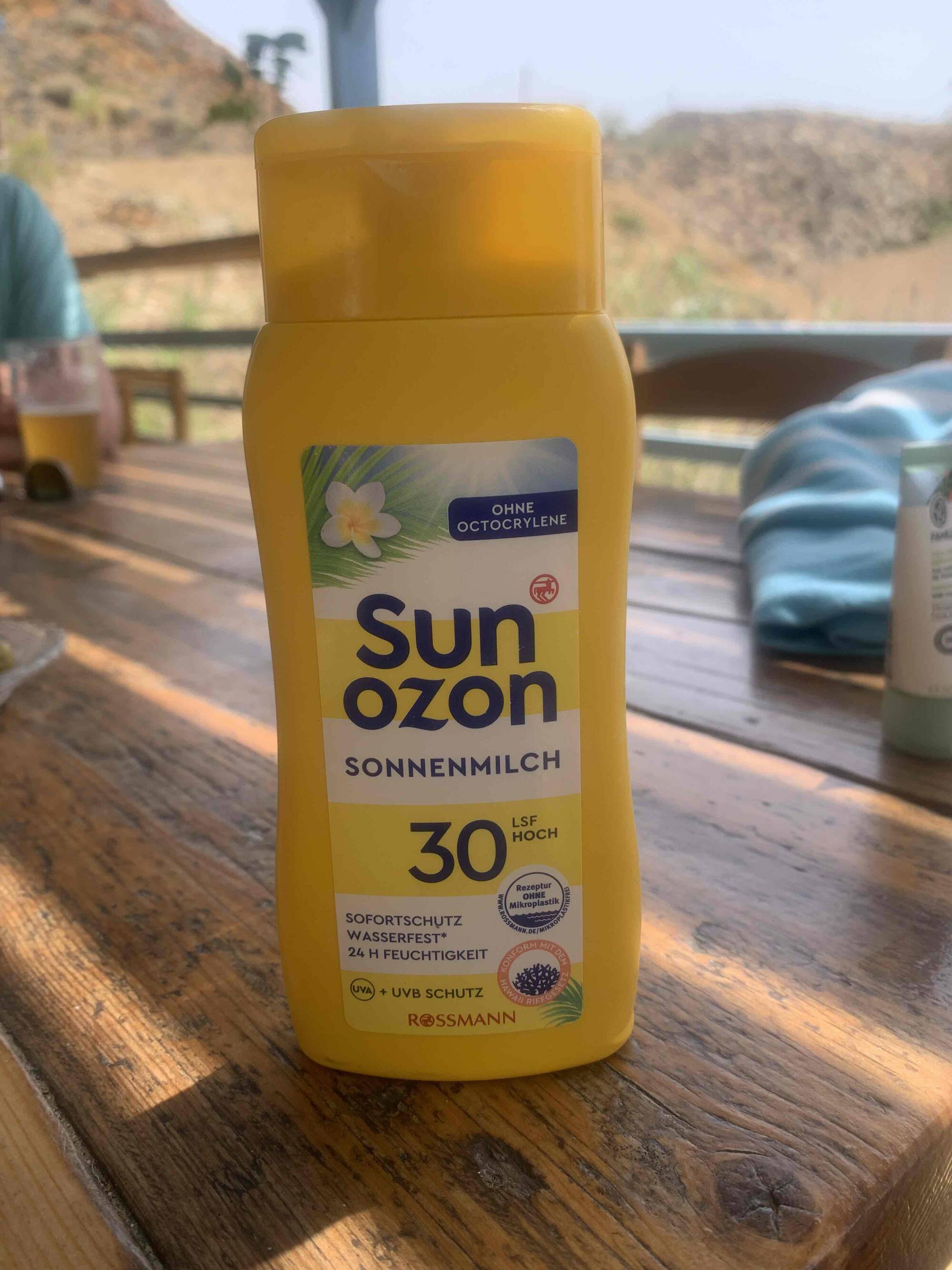 ROSSMANN - Sun ozon - Sonnenmilch 30 LSF hoch