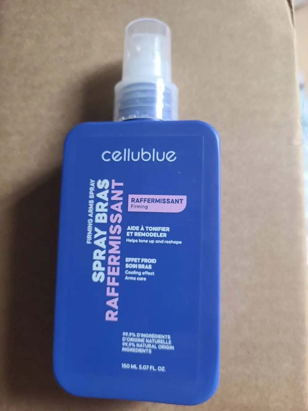 CELLUBLUE - Spray bras raffermissant