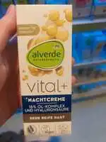 ALVERDE - Vital+ - Nachtcreme 15% öl-komplex und hyaluronsäure