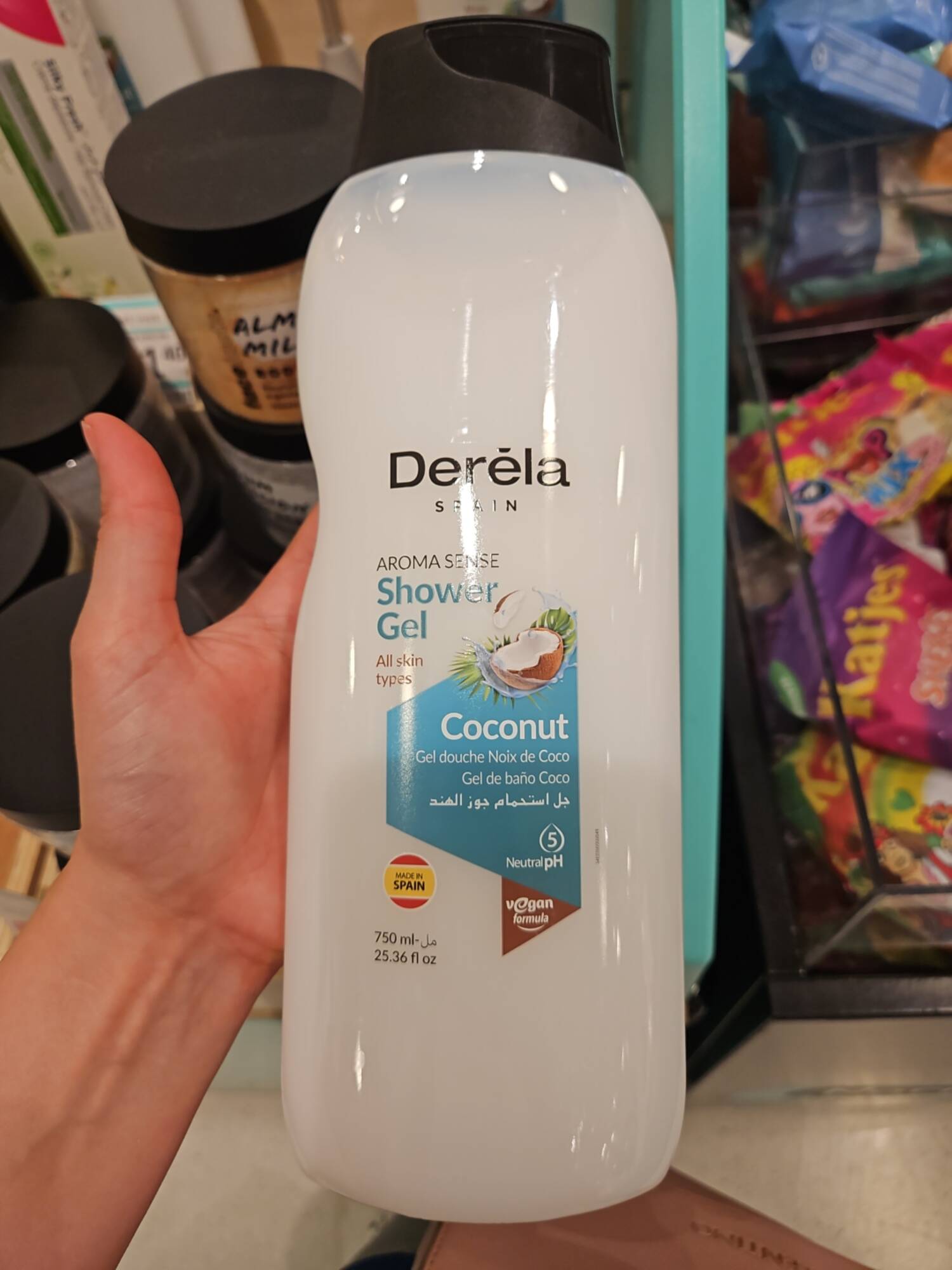 DERELA - Gel douche noix de coco