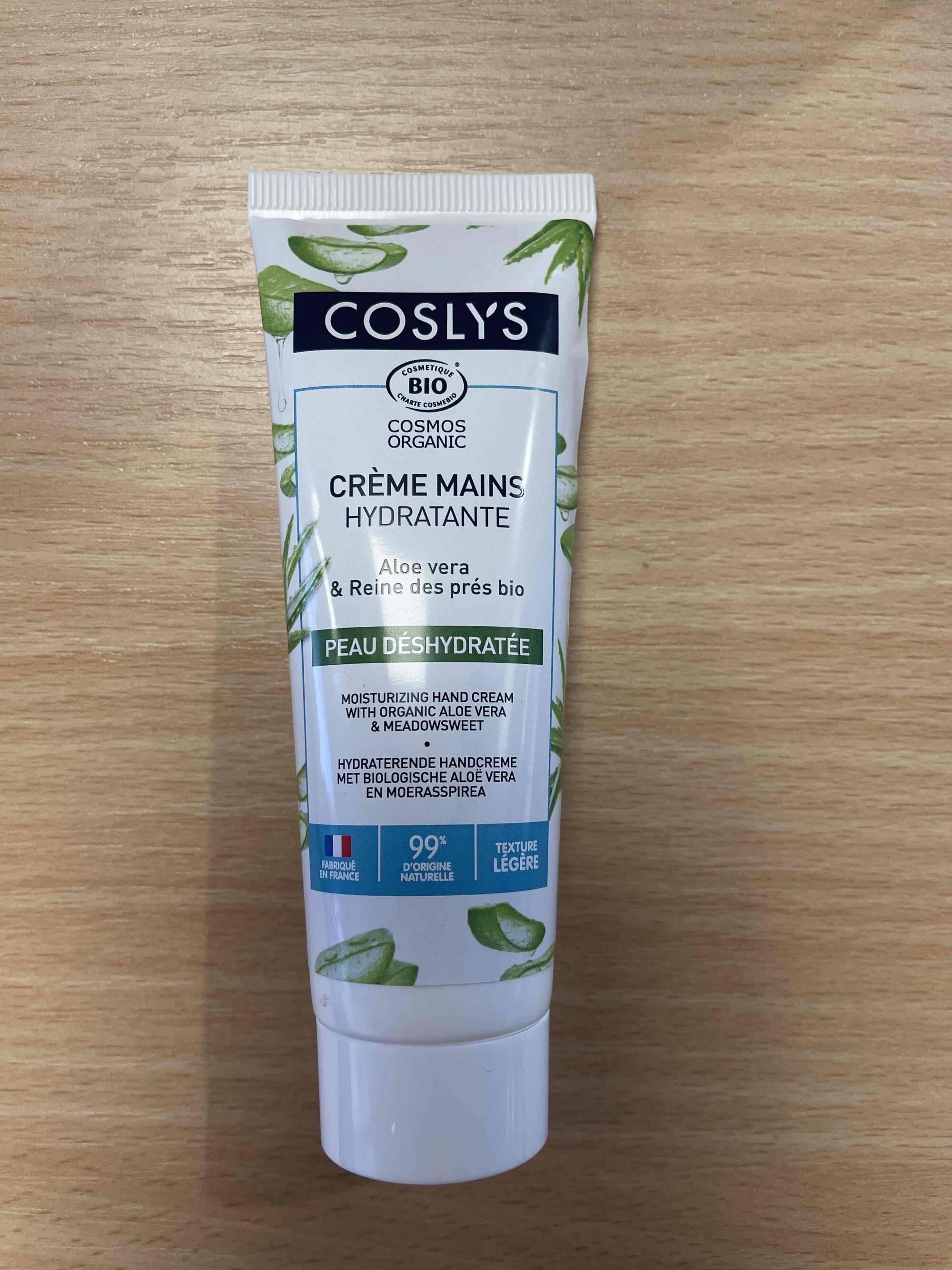 COSLYS - Crème mains hydratante peau déshydratée