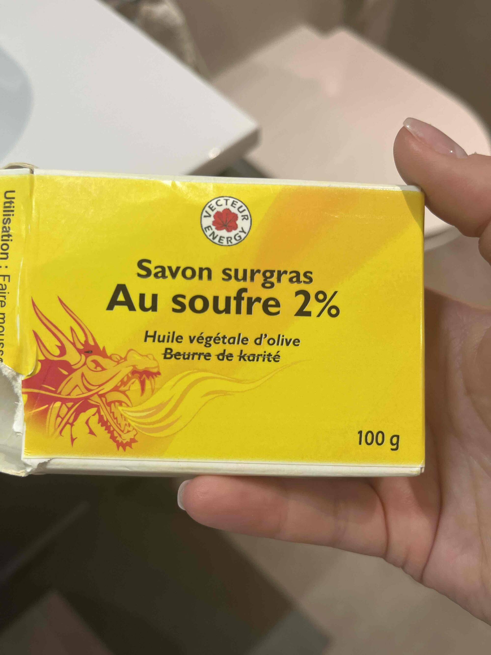 VECTEUR ENERGY - Savon surgras au soufre 2 %