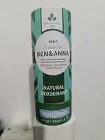 BEN & ANNA - Natural déodorant