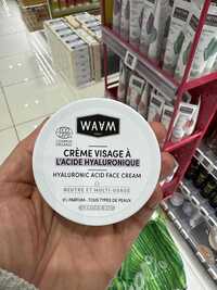 WAAM - Crème visage à l'acide hyaluronique