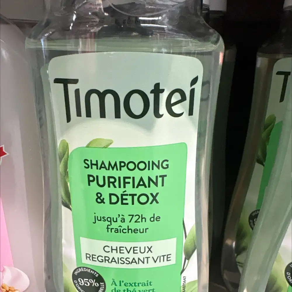 TIMOTEI - Shampooing purifiant & detox cheveux regraissant vite