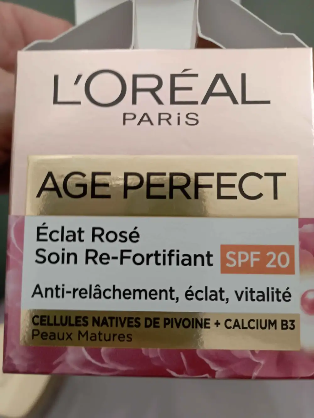 L'ORÉAL PARIS - Age perfect - Ectat rosé soin re-fortifiant SPF 20